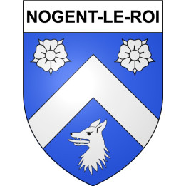 Nogent-le-Roi 28 ville Stickers blason autocollant adhésif