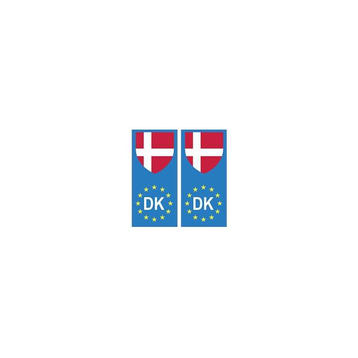 Danemark Danmark europe drapeau Autocollant
