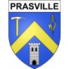 Prasville 28 ville Stickers blason autocollant adhésif