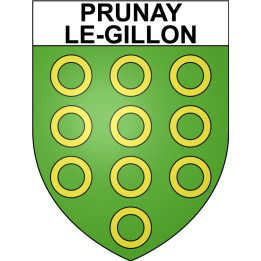 Prunay-le-Gillon 28 ville Stickers blason autocollant adhésif