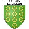 Prunay-le-Gillon 28 ville Stickers blason autocollant adhésif