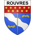 Rouvres 28 ville Stickers blason autocollant adhésif