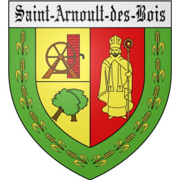 Saint-Arnoult-des-Bois 28 ville Stickers blason autocollant adhésif