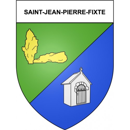 Saint-Jean-Pierre-Fixte 28 ville Stickers blason autocollant adhésif