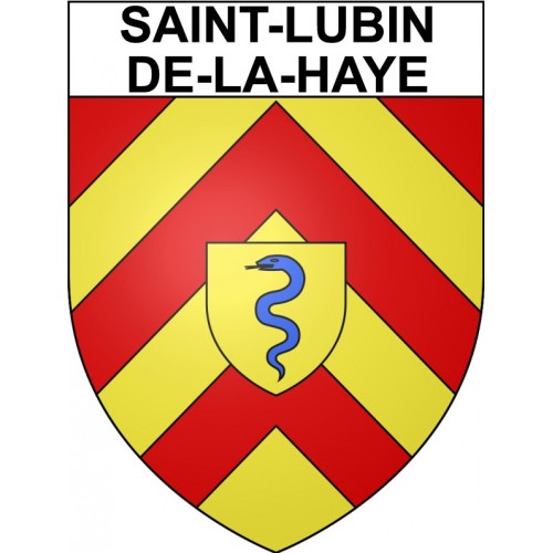Saint-Lubin-de-la-Haye 28 ville Stickers blason autocollant adhésif