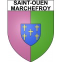 Saint-Ouen-Marchefroy 28 ville Stickers blason autocollant adhésif