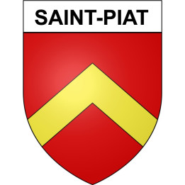 Saint-Piat 28 ville Stickers blason autocollant adhésif