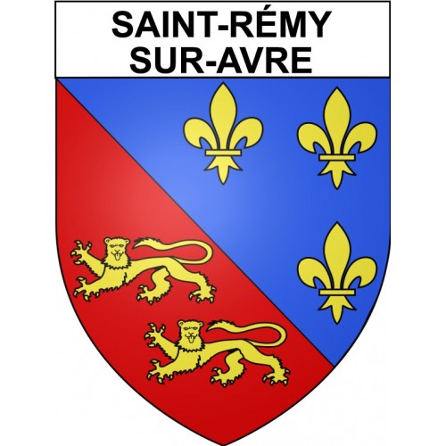Saint-Rémy-sur-Avre 28 ville Stickers blason autocollant adhésif