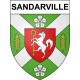 Sandarville 28 ville Stickers blason autocollant adhésif