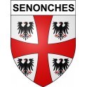 Senonches 28 ville Stickers blason autocollant adhésif