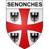 Senonches 28 ville Stickers blason autocollant adhésif