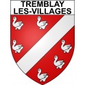 Tremblay-les-Villages 28 ville Stickers blason autocollant adhésif