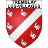 Tremblay-les-Villages 28 ville Stickers blason autocollant adhésif