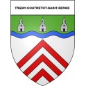 Trizay-Coutretot-Saint-Serge 28 ville Stickers blason autocollant adhésif