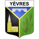 Yèvres  28 ville Stickers blason autocollant adhésif