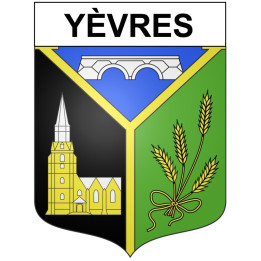 Stickers coat of arms Bazas adhesive sticker
