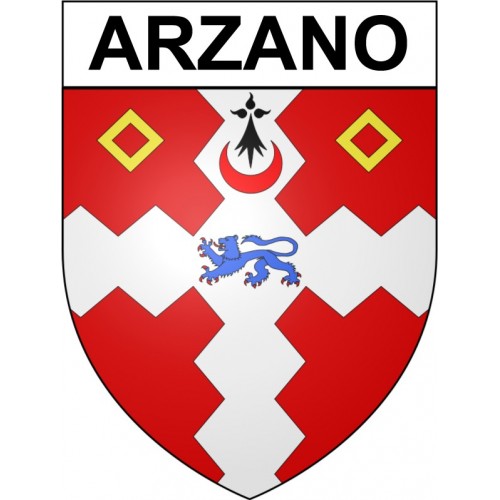 Arzano 29 ville Stickers blason autocollant adhésif