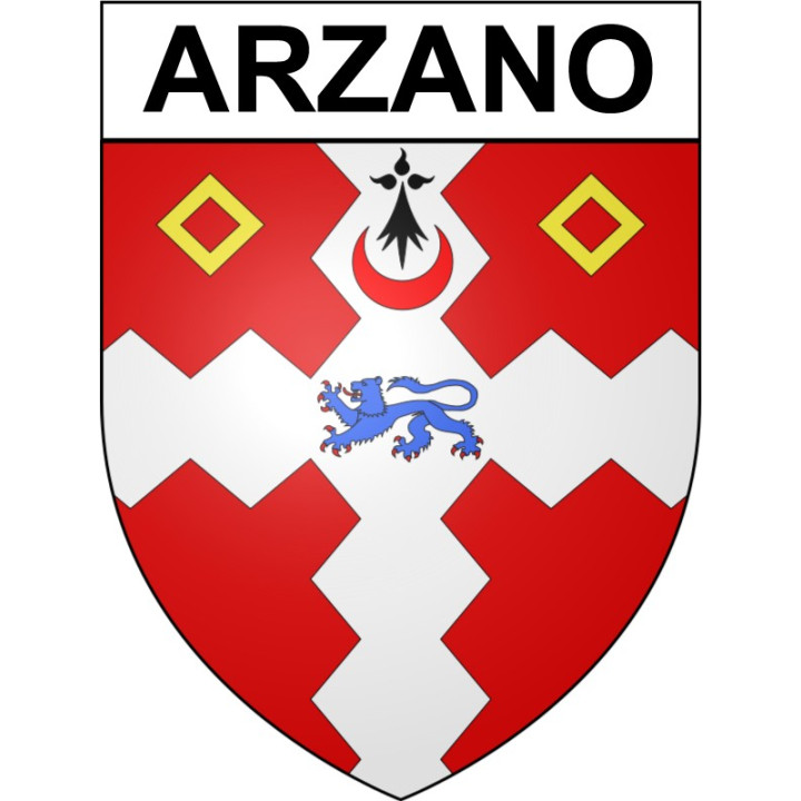 Arzano 29 ville Stickers blason autocollant adhésif