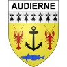 Stickers coat of arms Bazas adhesive sticker