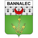 Bannalec 29 ville Stickers blason autocollant adhésif