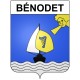 Bénodet 29 ville Stickers blason autocollant adhésif