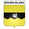 Bourg-Blanc 29 ville Stickers blason autocollant adhésif
