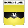 Bourg-Blanc 29 ville Stickers blason autocollant adhésif