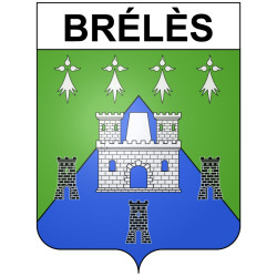 Stickers coat of arms Bazas adhesive sticker