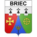Briec 29 ville Stickers blason autocollant adhésif