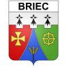 Stickers coat of arms Bazas adhesive sticker
