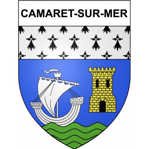 Camaret-sur-Mer 29 ville Stickers blason autocollant adhésif