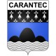 Carantec 29 ville Stickers blason autocollant adhésif