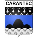 Carantec 29 ville Stickers blason autocollant adhésif