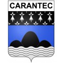 Stickers coat of arms Carantec adhesive sticker