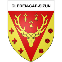 Stickers coat of arms Bazas adhesive sticker