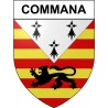 Commana 29 ville Stickers blason autocollant adhésif