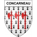 Stickers coat of arms Concarneau adhesive sticker