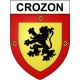 Crozon 29 ville Stickers blason autocollant adhésif