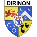 Dirinon 29 ville Stickers blason autocollant adhésif