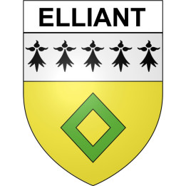 Elliant 29 ville Stickers blason autocollant adhésif