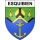 Stickers coat of arms Bazas adhesive sticker