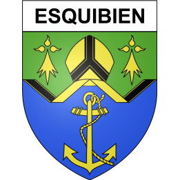 Stickers coat of arms Bazas adhesive sticker