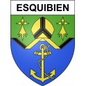Esquibien 29 ville Stickers blason autocollant adhésif