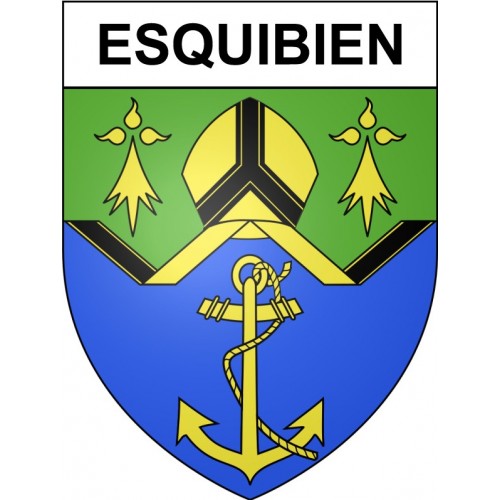 Stickers coat of arms Bazas adhesive sticker