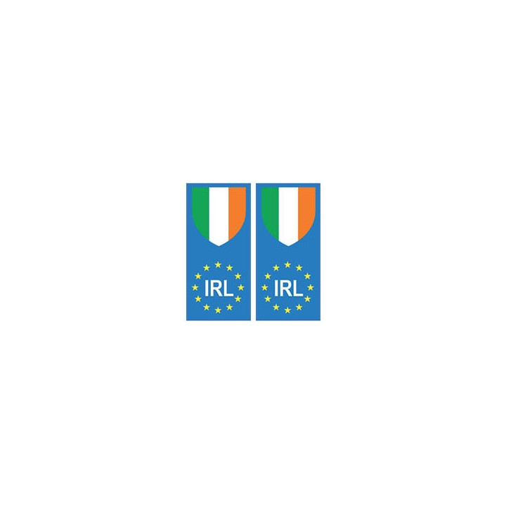 Irlande Éire europe drapeau Autocollant