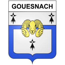 Gouesnach 29 ville Stickers blason autocollant adhésif