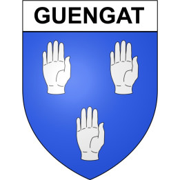 Guengat 29 ville Stickers blason autocollant adhésif