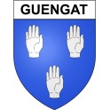 Guengat 29 ville Stickers blason autocollant adhésif