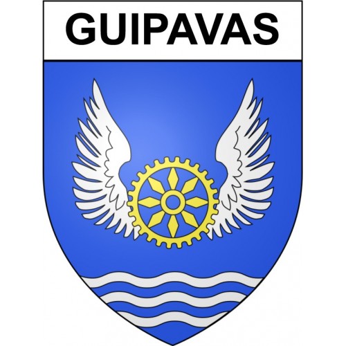 Guipavas 29 ville Stickers blason autocollant adhésif