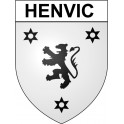 Henvic 29 ville Stickers blason autocollant adhésif